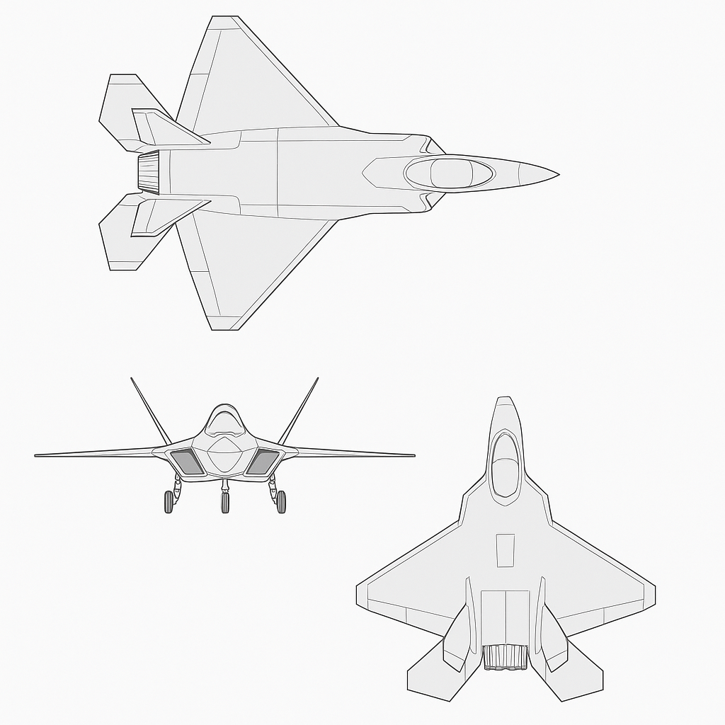 TOLU-JET 3-Görünüş Teknik Çizim